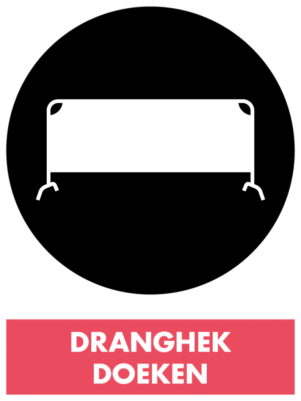 Dranghekdoeken, hekwerkbanners